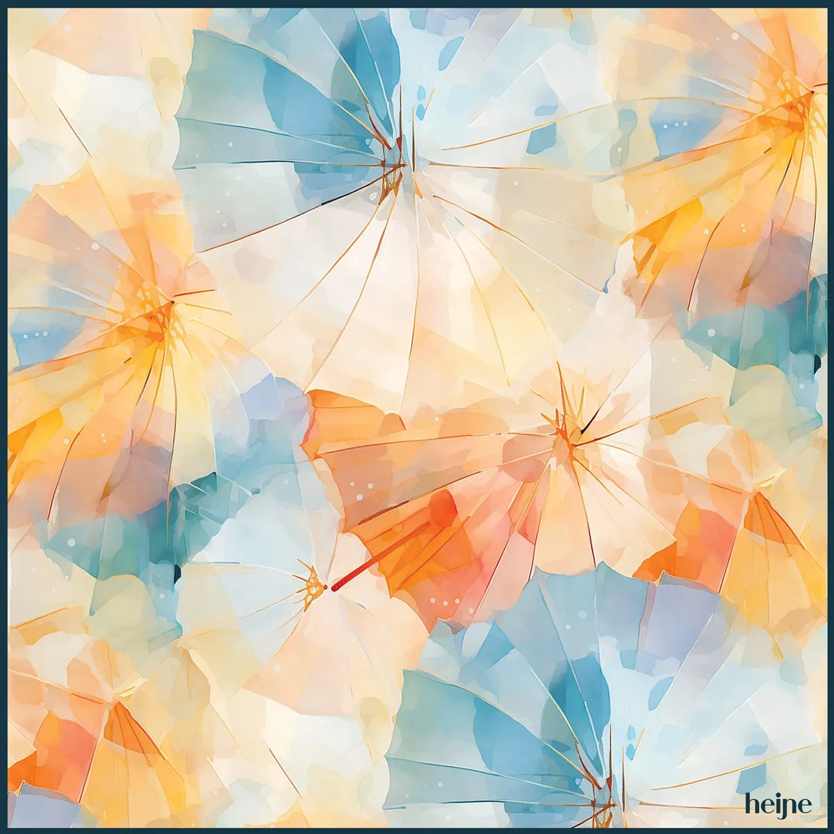Umbrellas Silk Scarf sold by Ivalo.com product image thumbnail 2