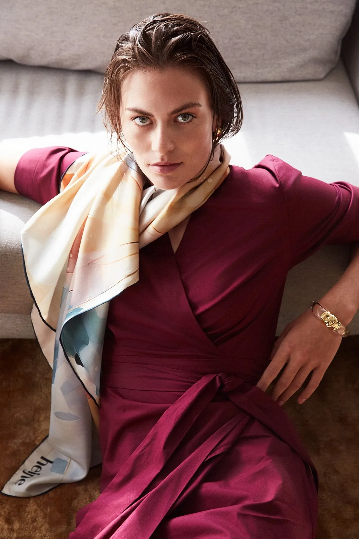 Umbrellas Silk Scarf sold by Ivalo.com product image thumbnail 4