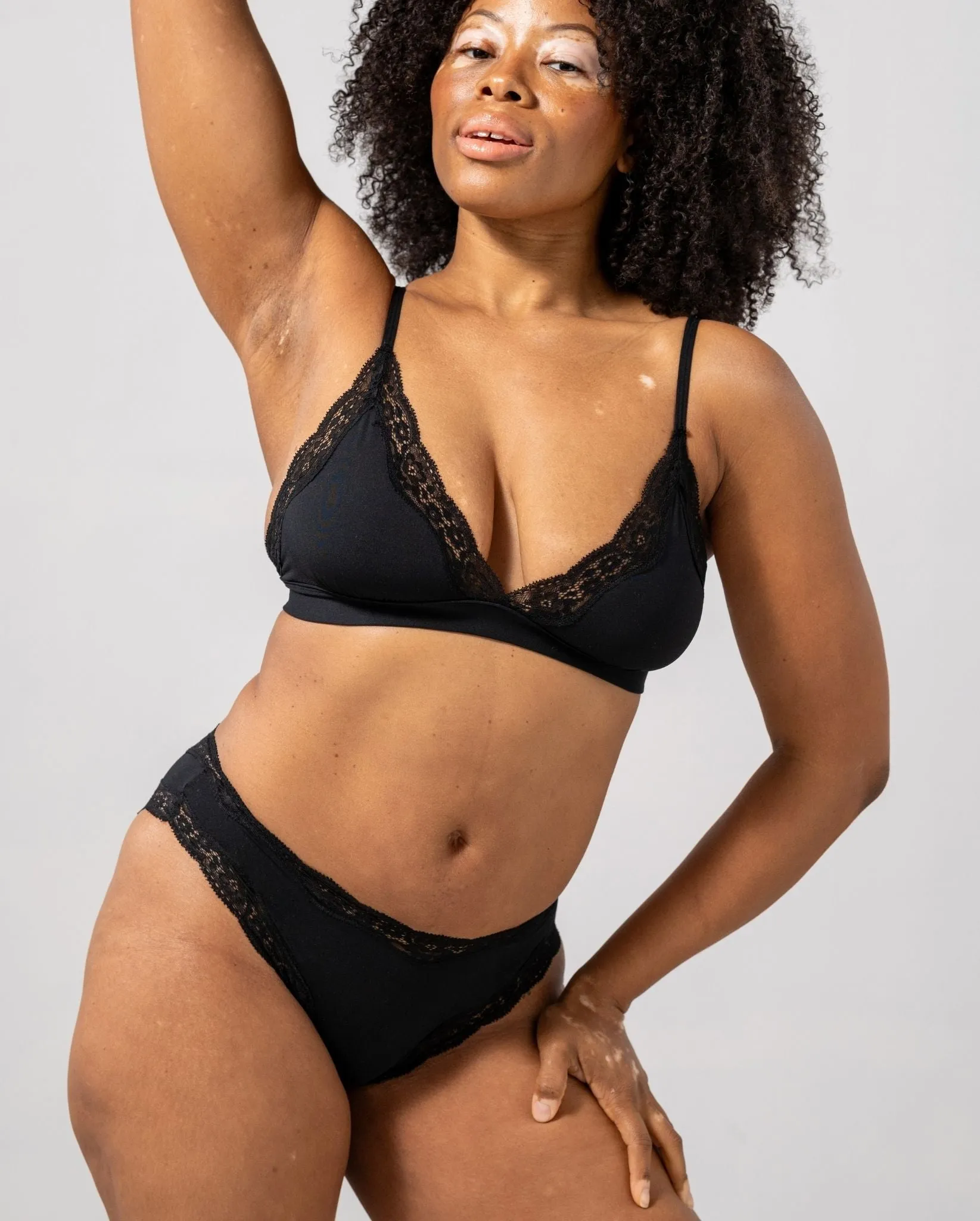 Micro Lace Cheeky 3-Pack Black & Candy Pink sold by Ivalo.com product image thumbnail 5