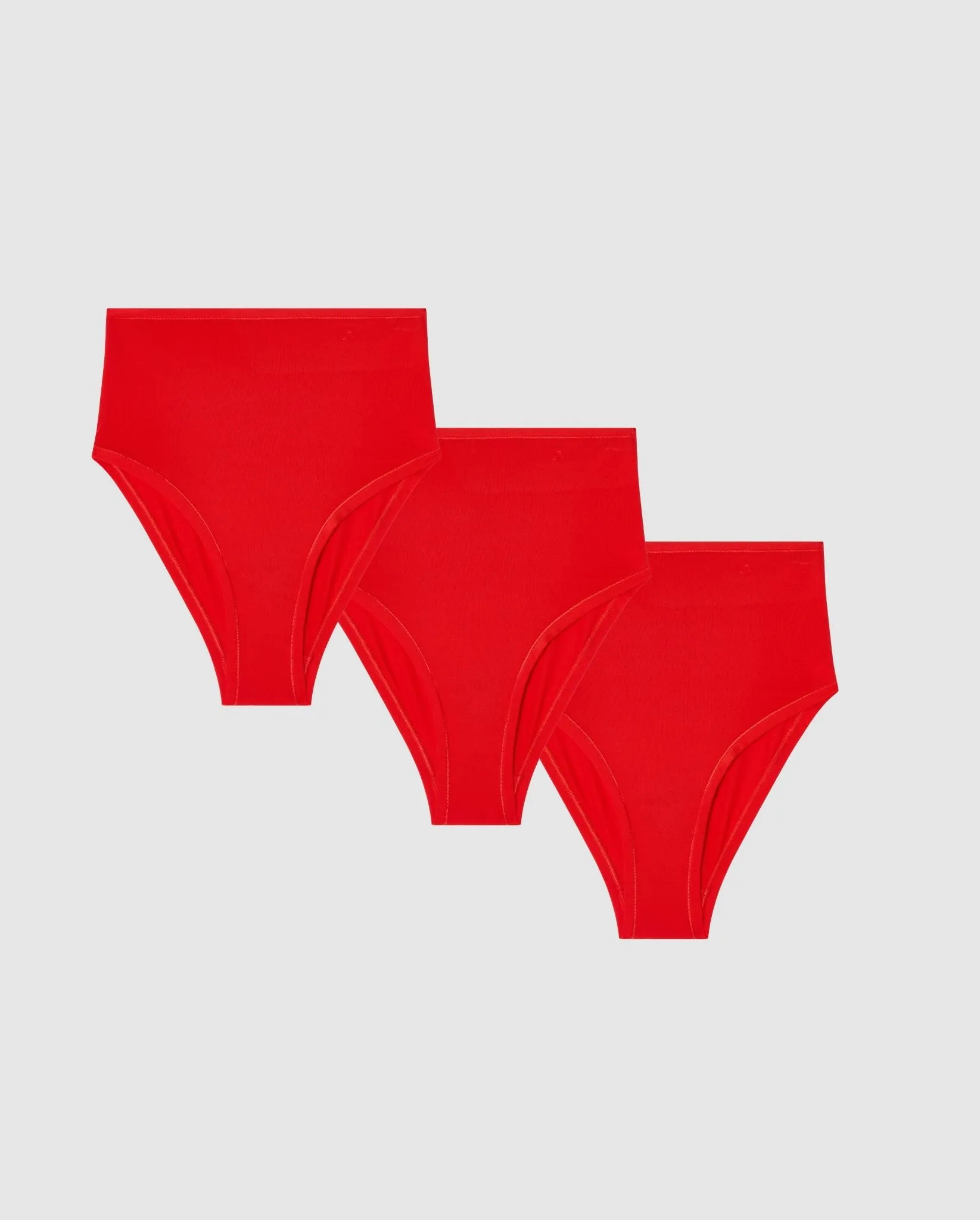Micro Highwaist Briefs 3-Pack Fiery Red sold by Ivalo.com