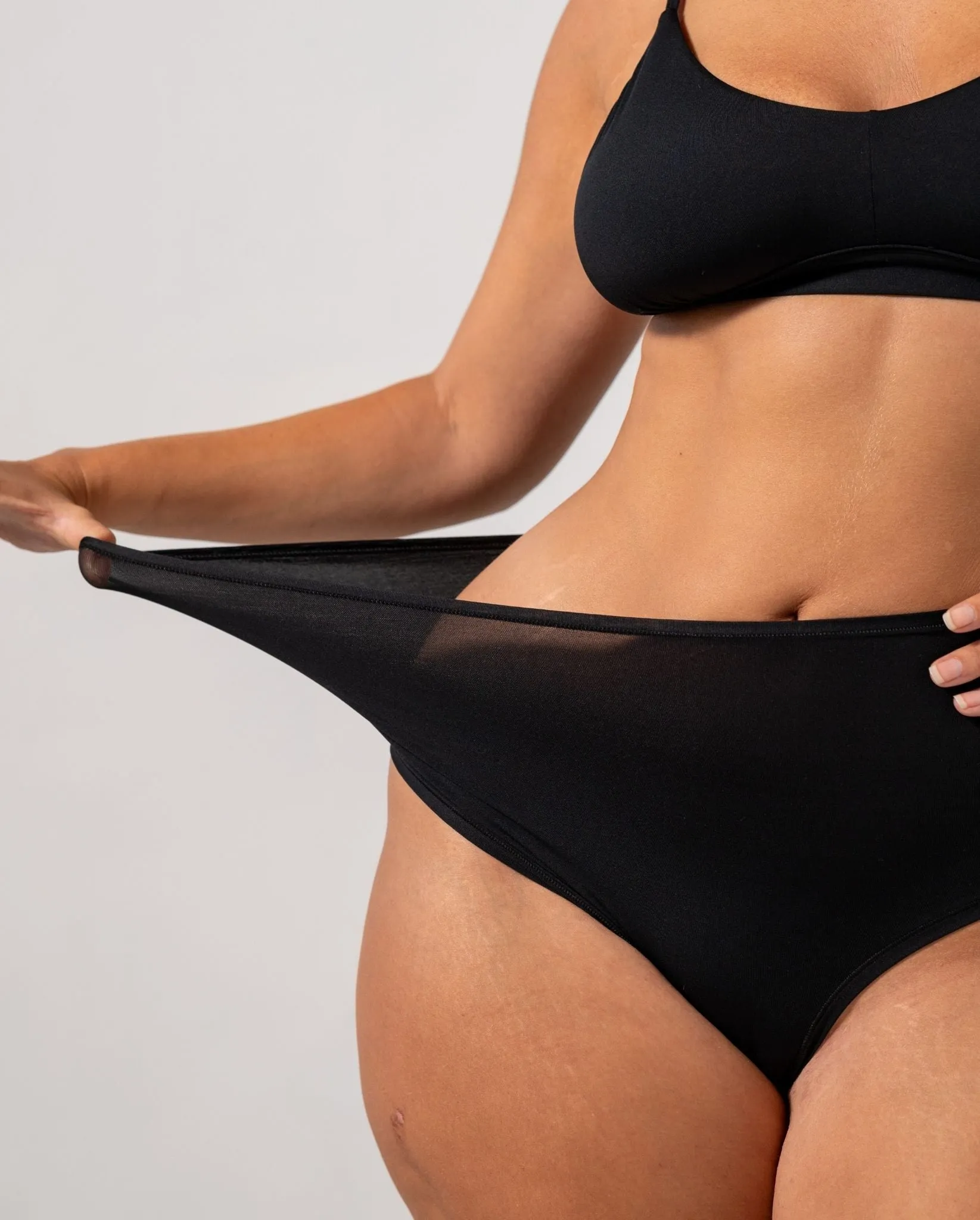 Micro Highwaist Briefs 3-Pack Black & Fiery Red sold by Ivalo.com product image thumbnail 4