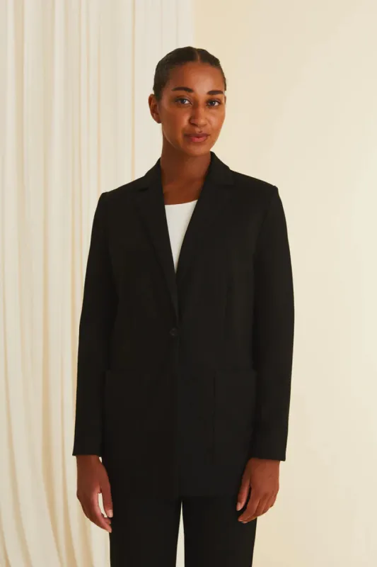Emmy Knit Blazer Black sold by Ivalo.com