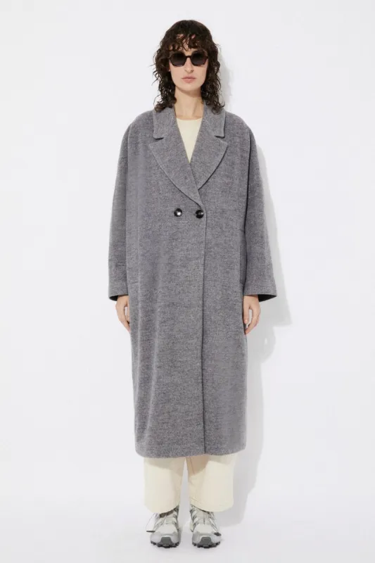 Setut Wool Coat Grey Melange sold by Ivalo.com