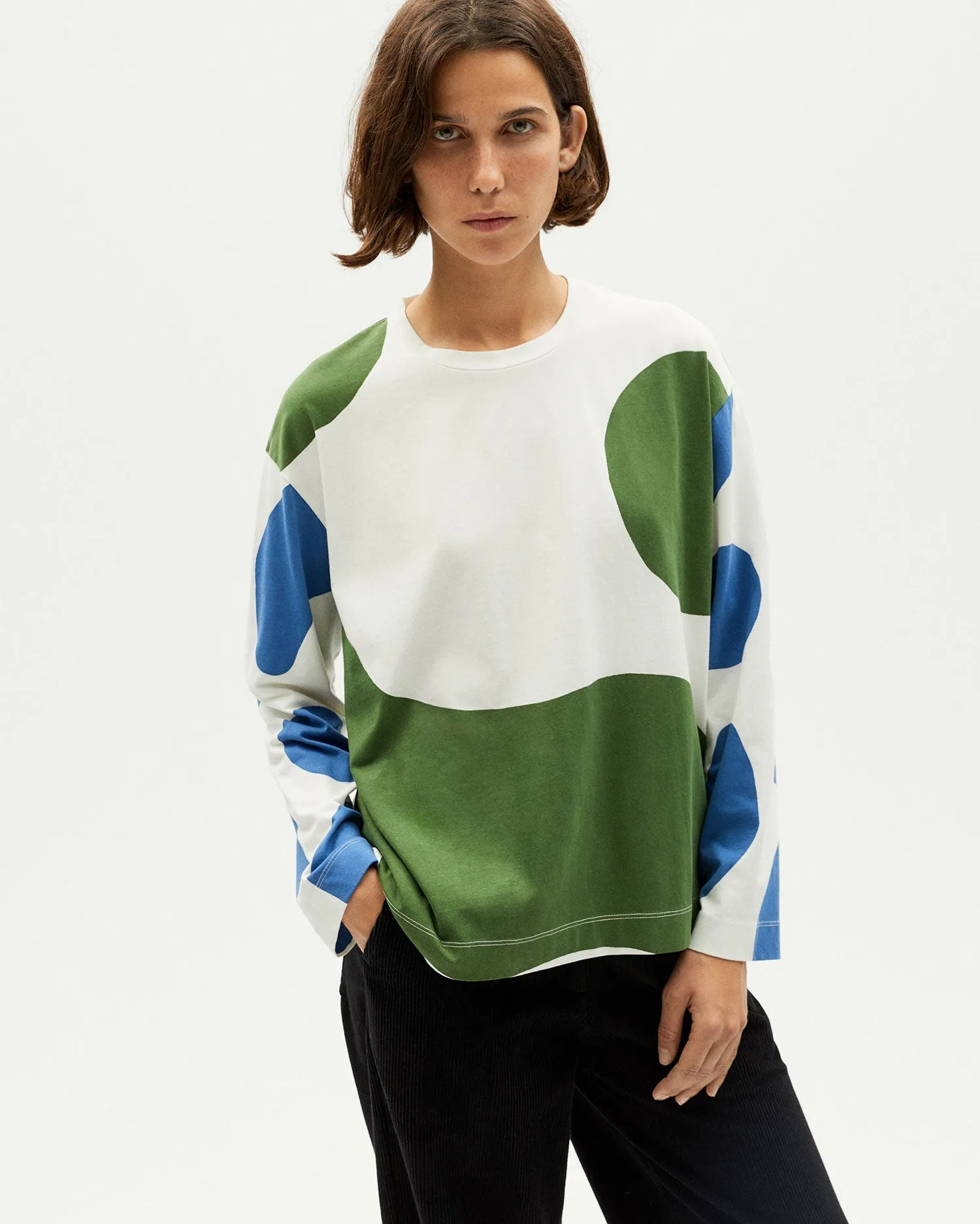 Emily T-Shirt Blue Contrast sold by Ivalo.com