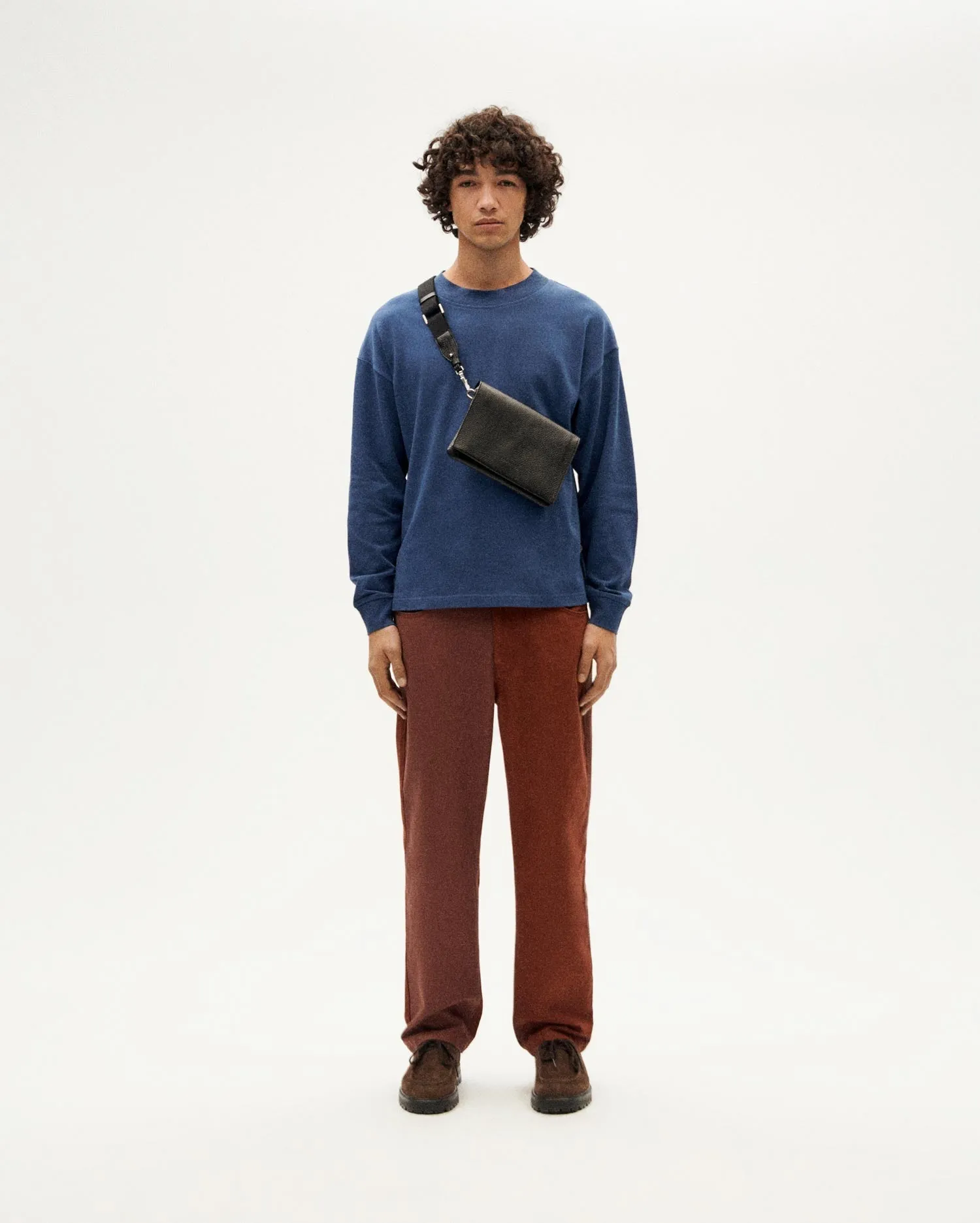 Men's Doug Thick Hemp T-Shirt Blue sold by Ivalo.com product image thumbnail 2