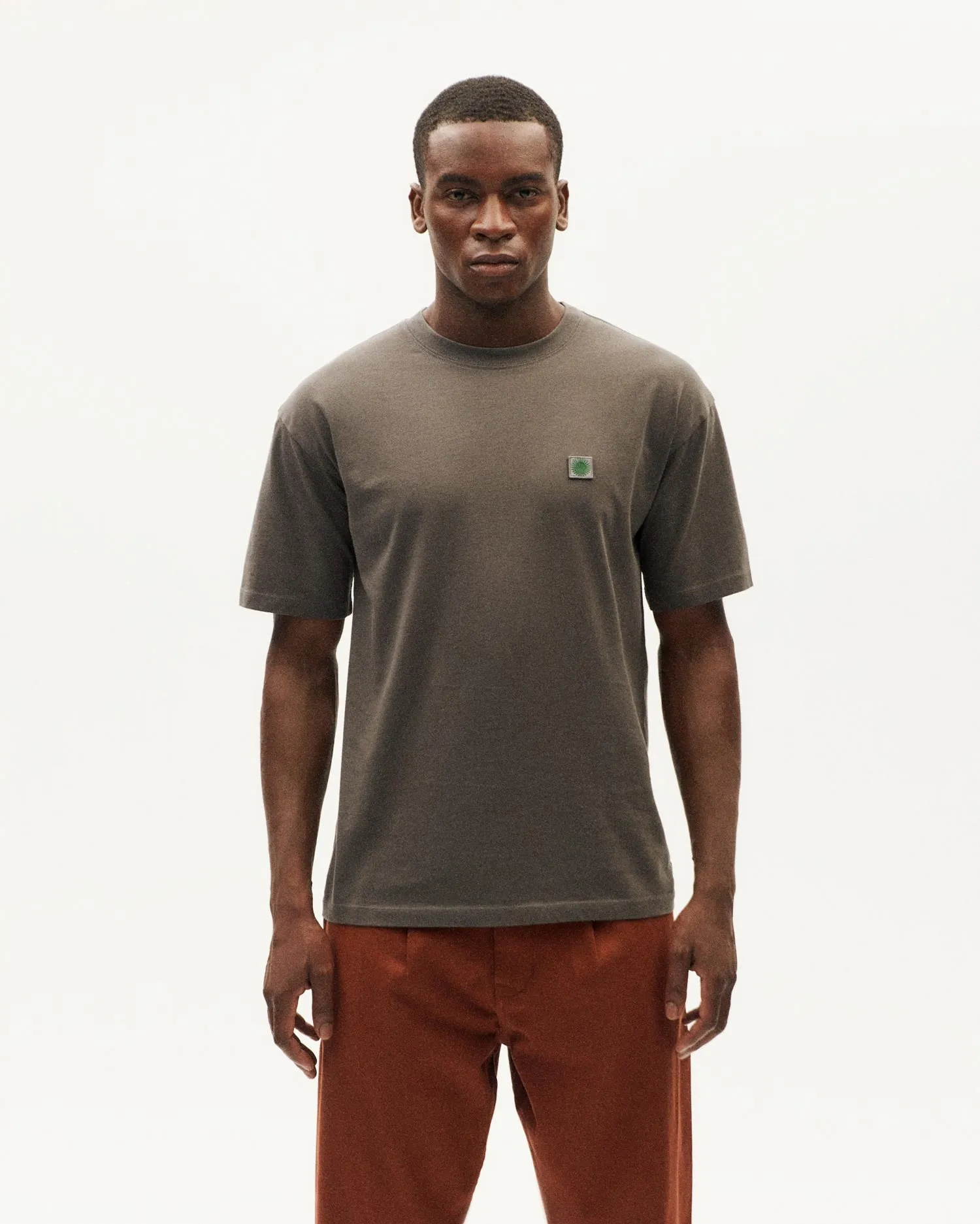 Men's Sun Aaron T-Shirt Green Back Face Grey sold by Ivalo.com product image thumbnail 3