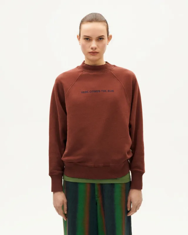 Here Comes The Sun Sweatshirt Brown sold by Ivalo.com