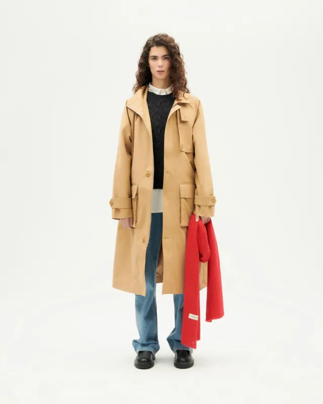 Riley Unisex Jacket Latte made by Thinking Mu