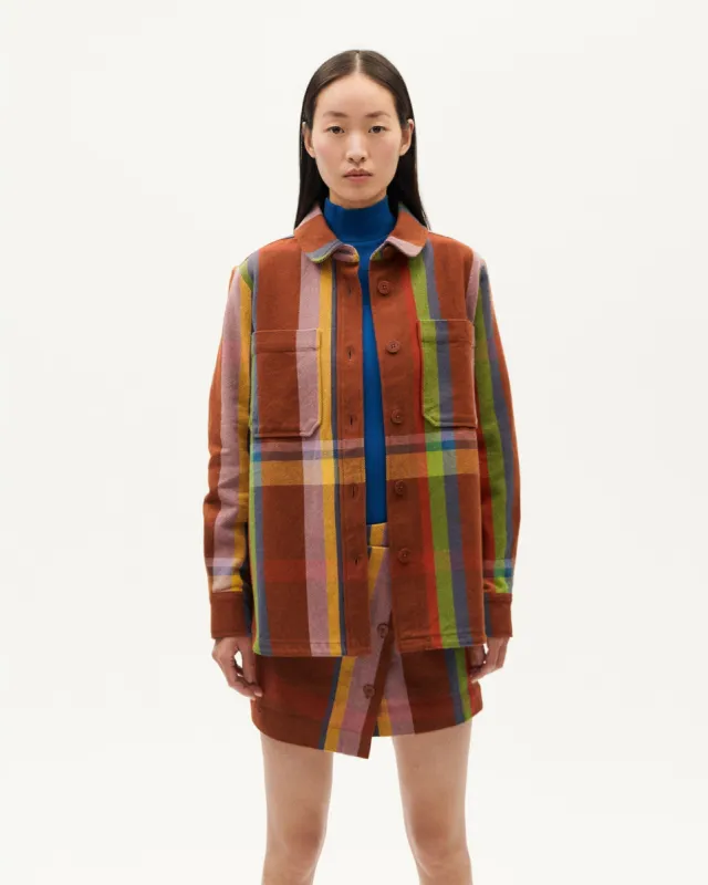 Norita Overshirt Charlie Blanket Brown sold by Ivalo.com
