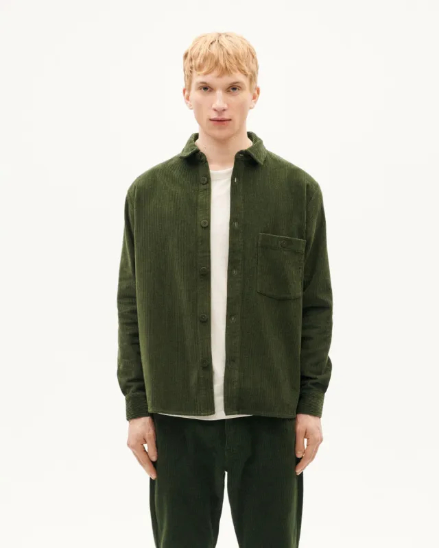Men's Theo Corduroy Overshirt Green sold by Ivalo.com