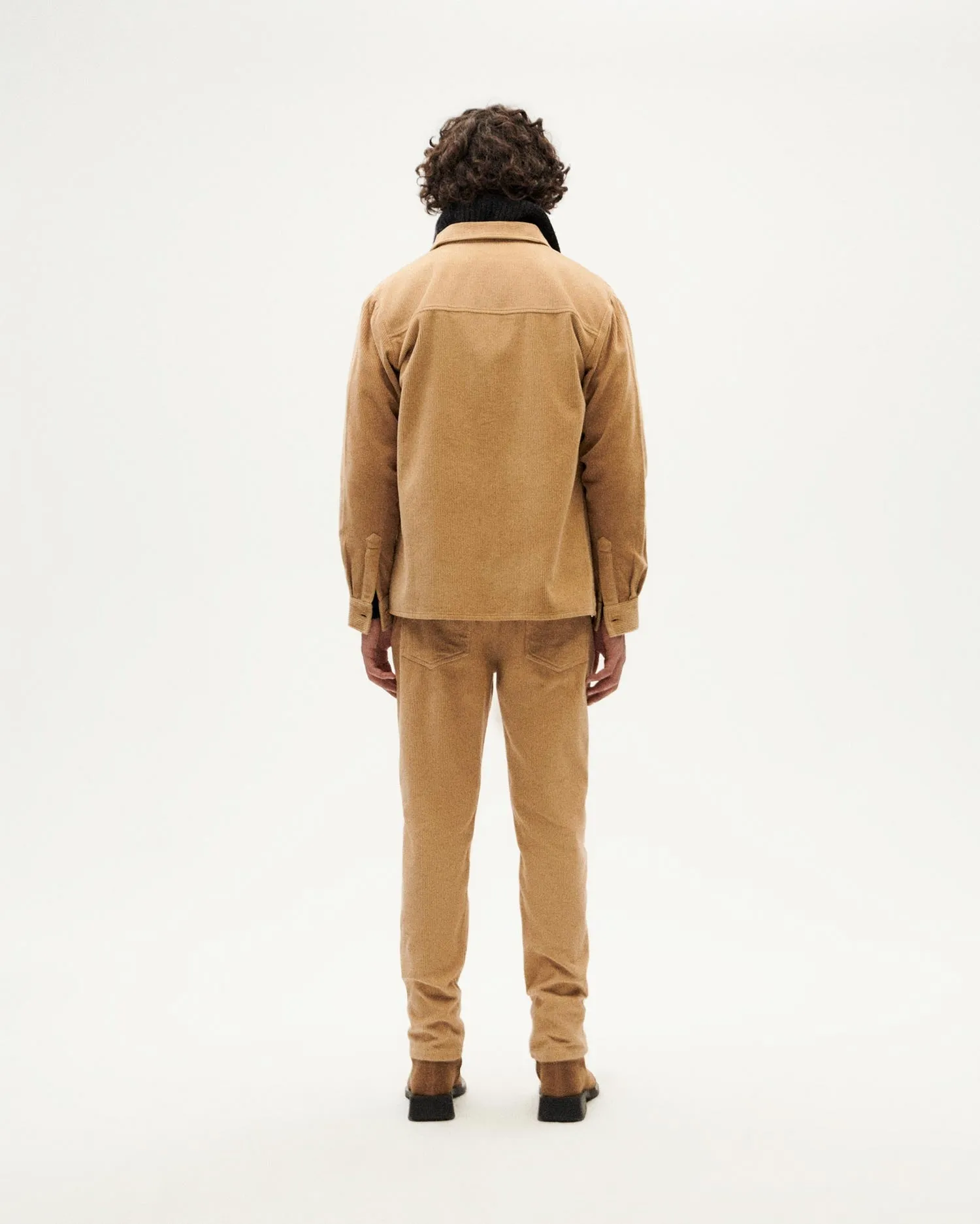 Men's Theo Corduroy Overshirt Beige sold by Ivalo.com product image thumbnail 2