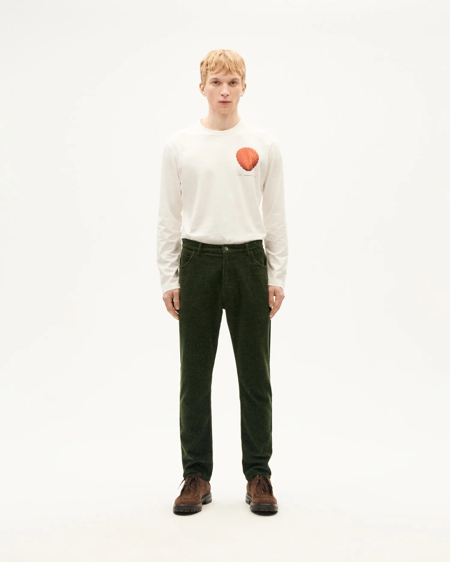 Men's 5 Pockets Corduroy Pants Green sold by Ivalo.com product image thumbnail 3