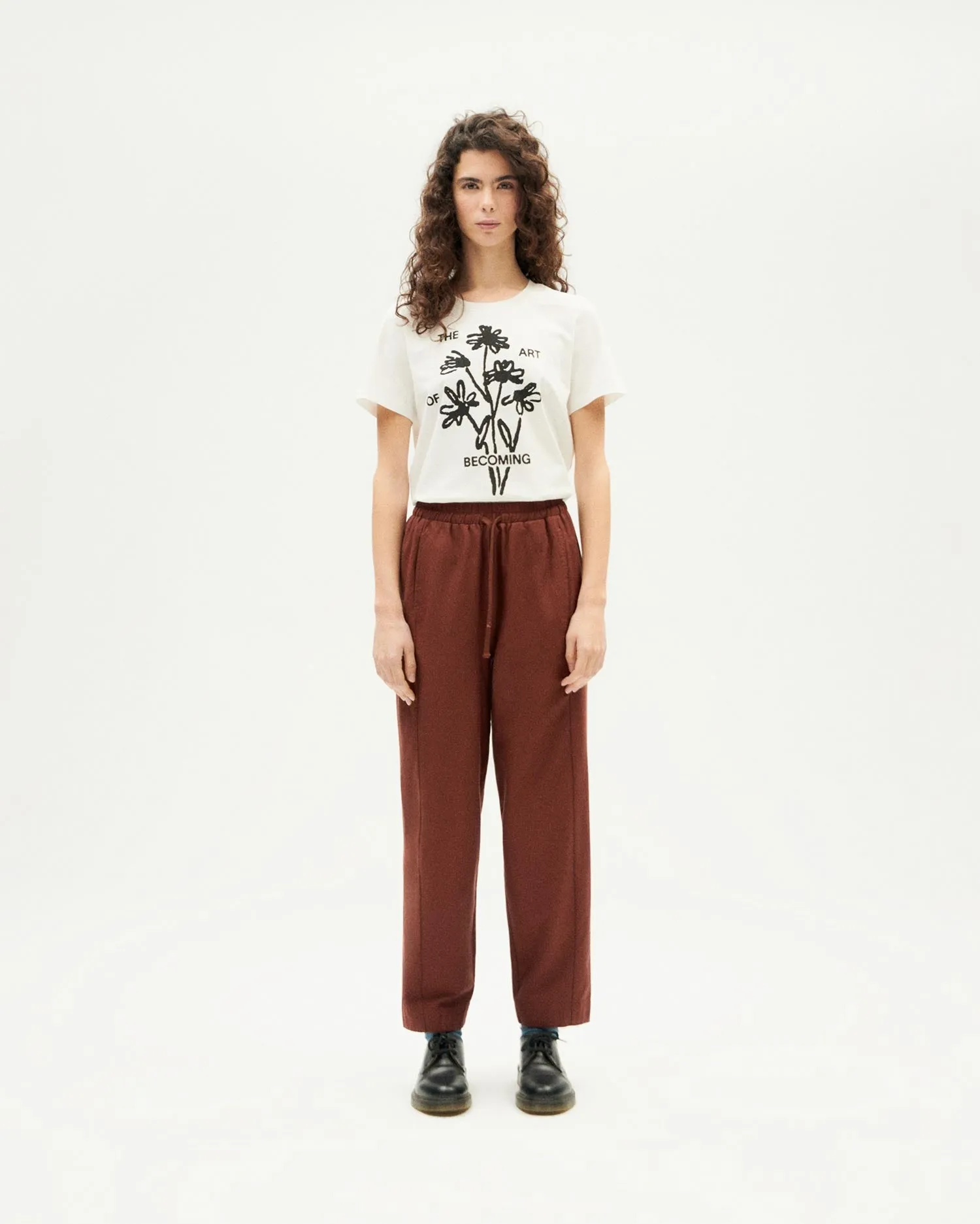 Esther Lyocell Blend Pants Brown sold by Ivalo.com product image thumbnail 3