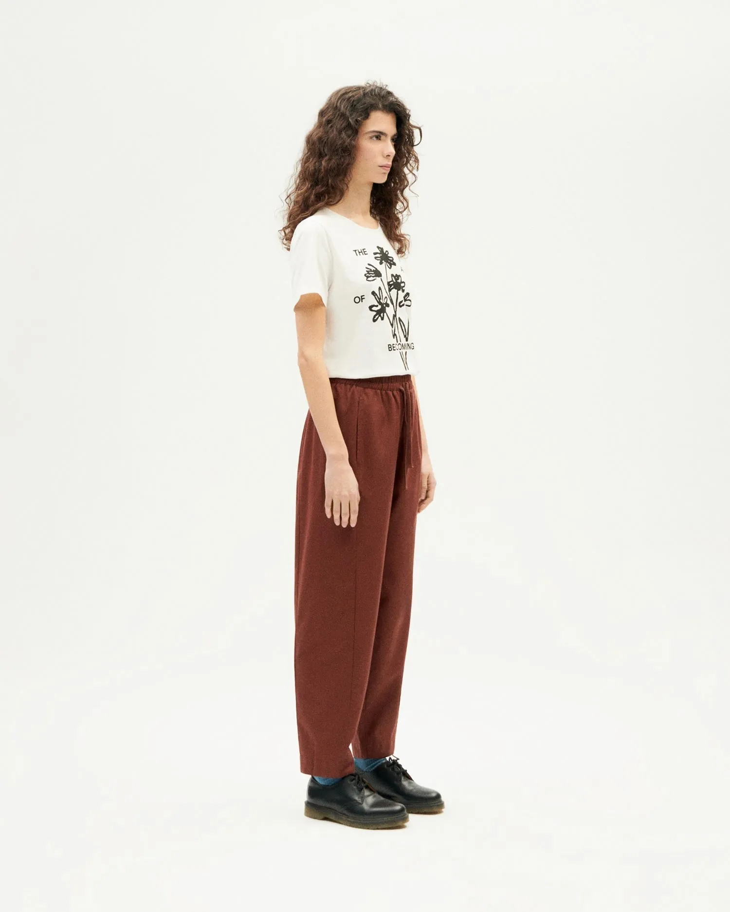 Esther Lyocell Blend Pants Brown sold by Ivalo.com product image thumbnail 4