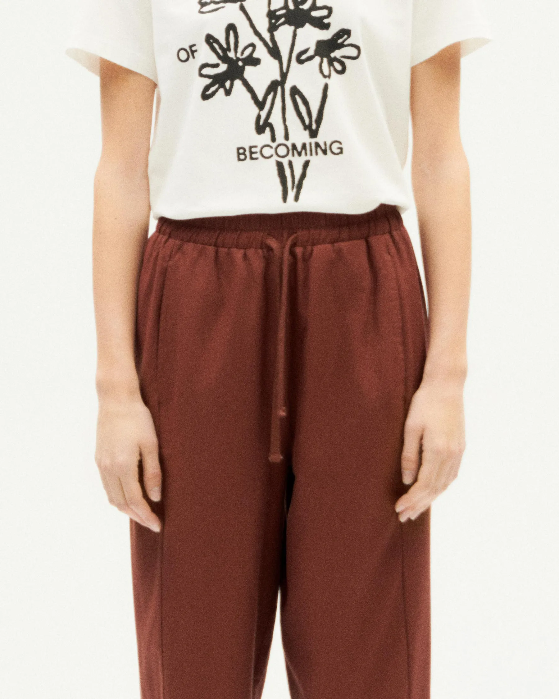 Esther Lyocell Blend Pants Brown sold by Ivalo.com product image thumbnail 5