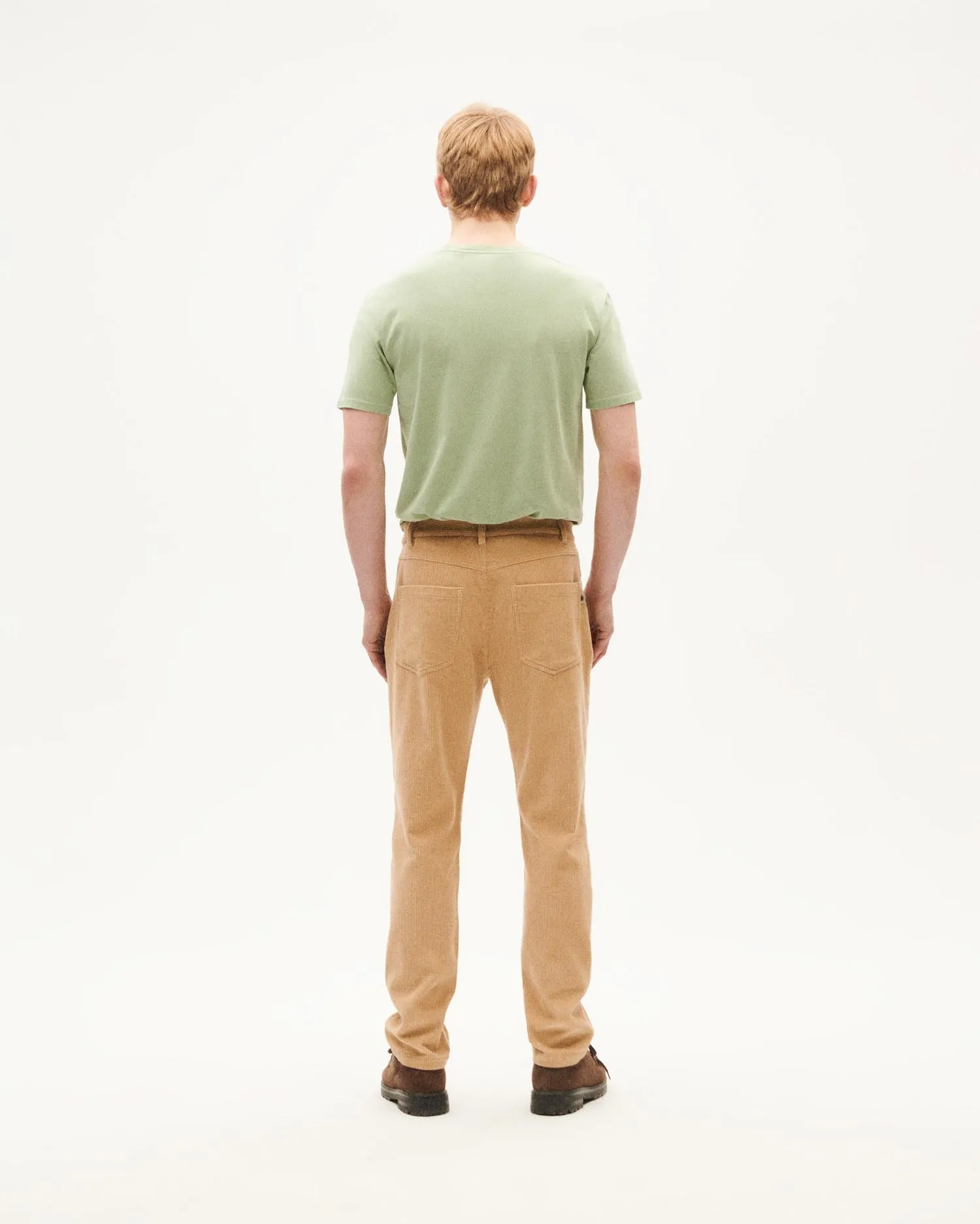Men's 5 Pockets Corduroy Pants Beige sold by Ivalo.com product image thumbnail 2