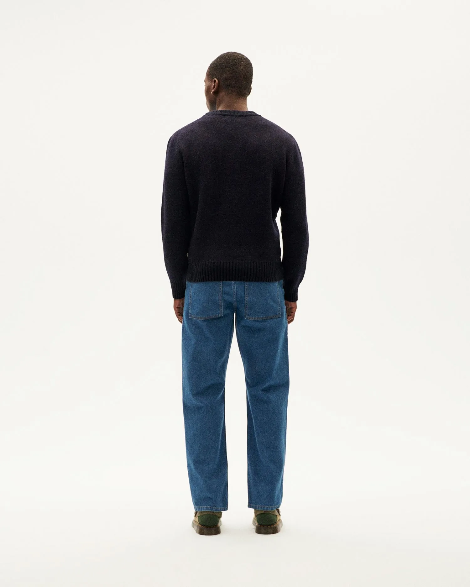 Men's Khem Wool Sweater Dark Blue sold by Ivalo.com product image thumbnail 4