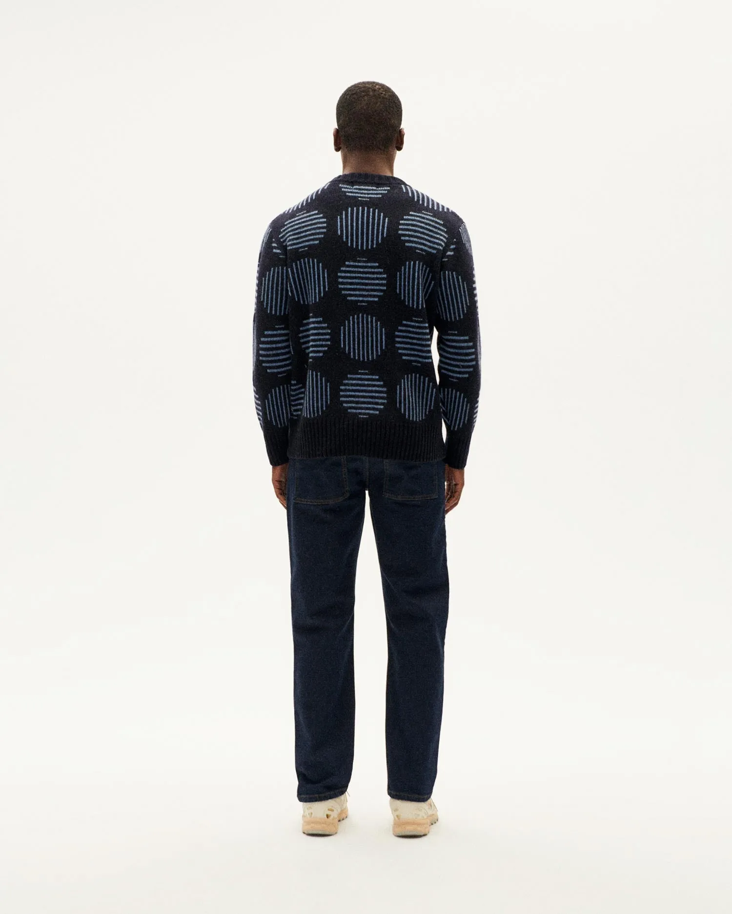 Men's Khem Merino Wool Japan Sweater Blue sold by Ivalo.com product image thumbnail 2