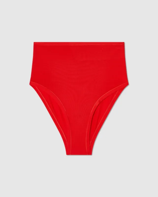 Micro Highwaist Briefs Fiery Red sold by Ivalo.com