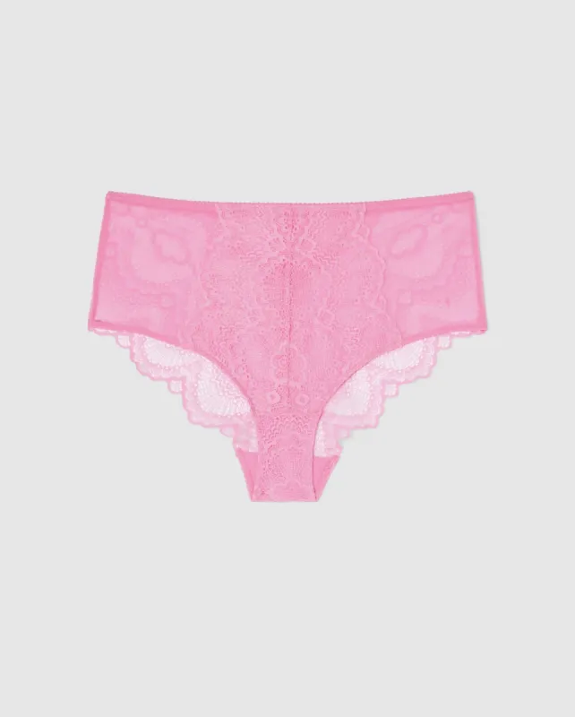 Lace Highwaist Briefs Candy Pink sold by Ivalo.com