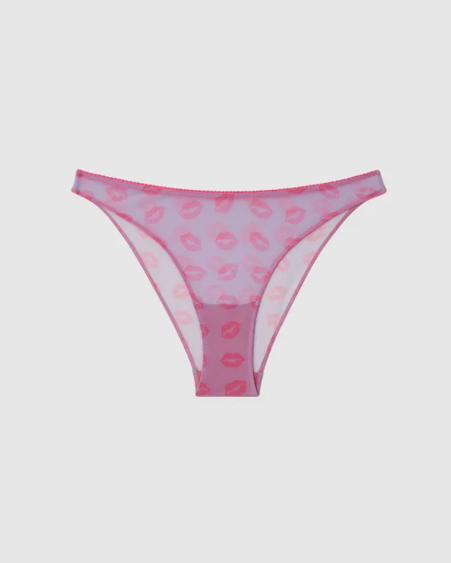 Mesh Bikini Briefs Electric Lilac/Neon Pink sold by Ivalo.com