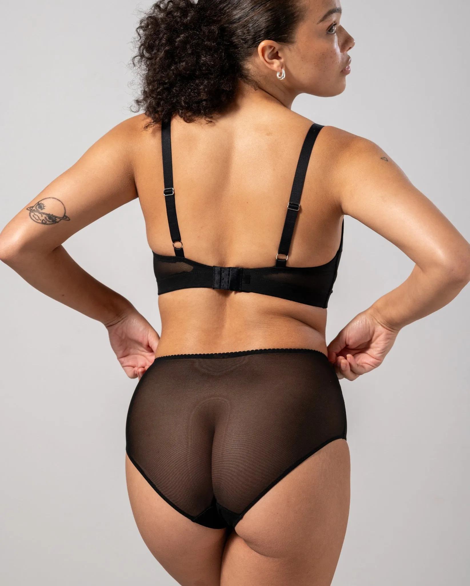 Mesh Highwaist Briefs Mesh Mania Black sold by Ivalo.com product image thumbnail 3