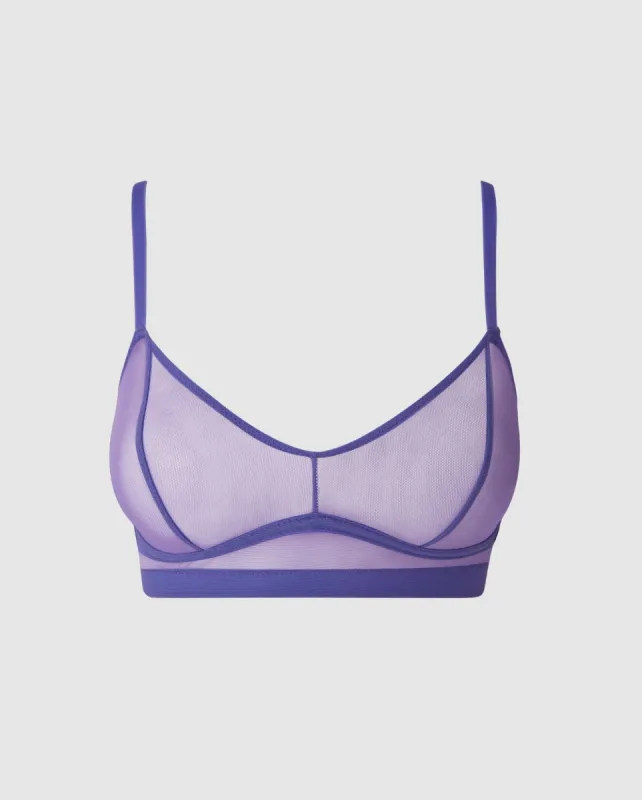 Mesh Balconette Lilac sold by Ivalo.com