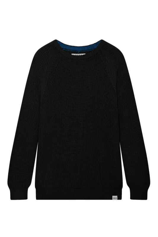 Sergio Organic Cotton Jumper Black sold by Ivalo.com