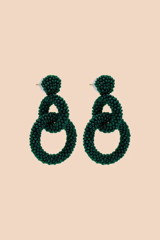 Gia Earrings Shine Green sold by Ivalo.com