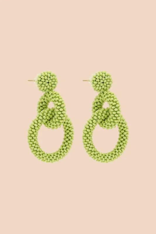 Gia Earrings Light Lime sold by Ivalo.com
