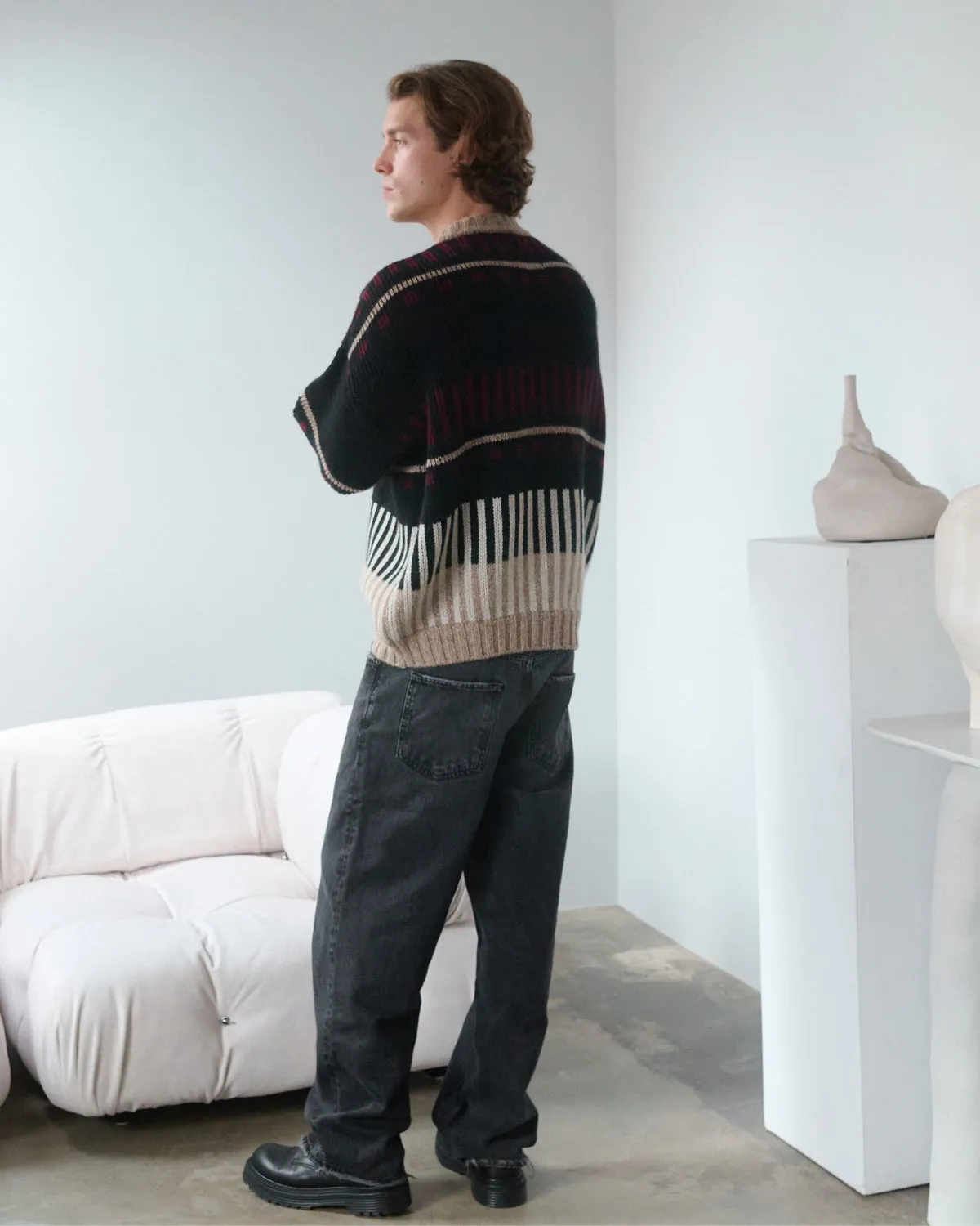 Ethno Alpaca Wool Sweater Black sold by Ivalo.com product image thumbnail 4