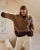 Ethno Alpaca Wool Sweater Brown sold by Ivalo.com