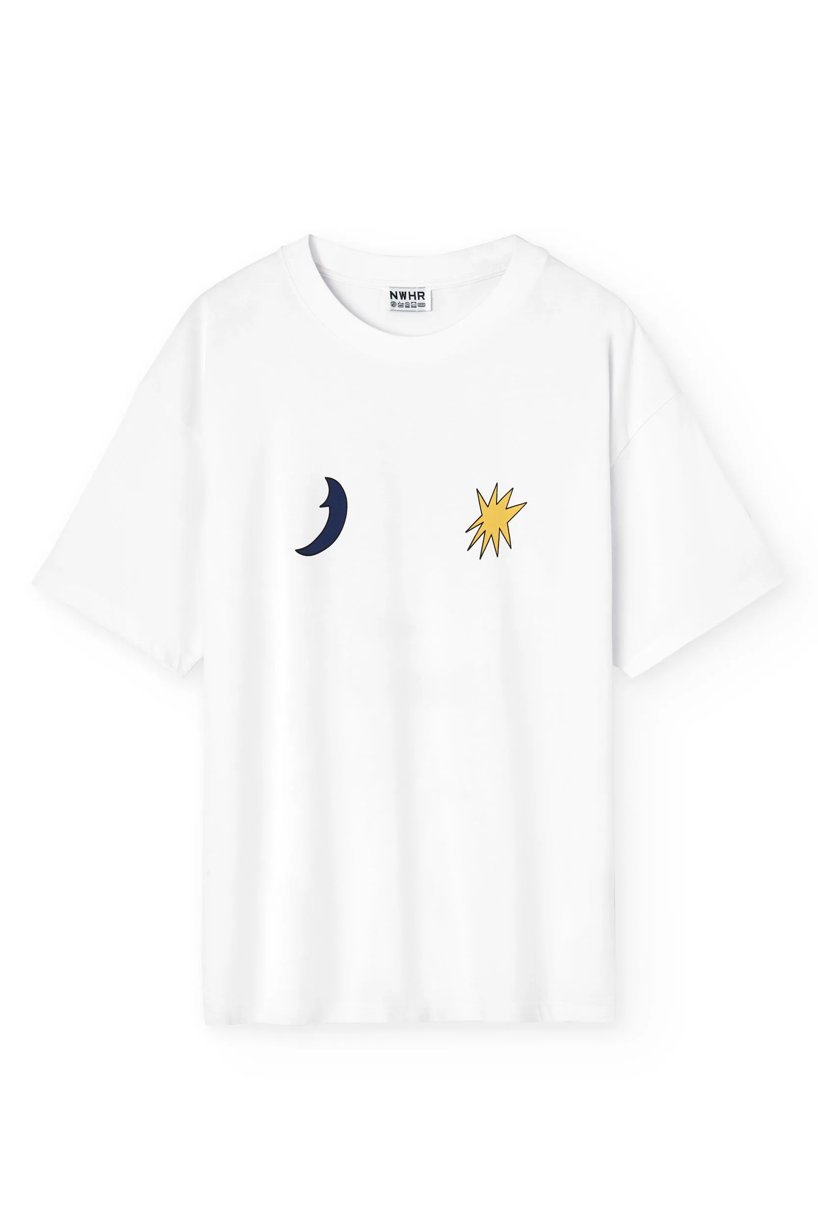 Sun And Moon T-Shirt White sold by Ivalo.com