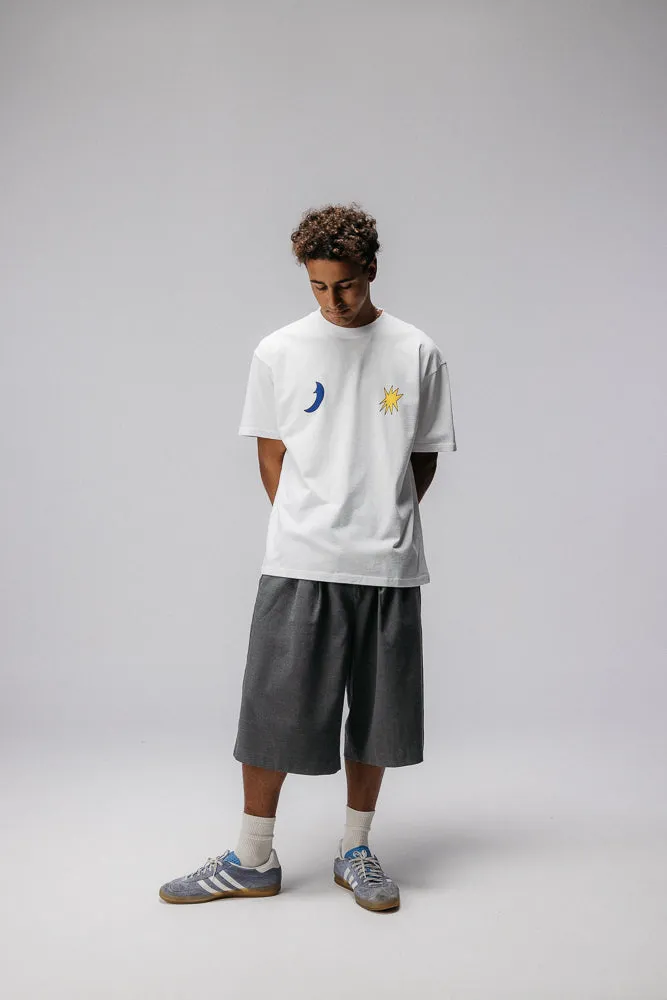 Sun And Moon T-Shirt White sold by Ivalo.com product image thumbnail 3