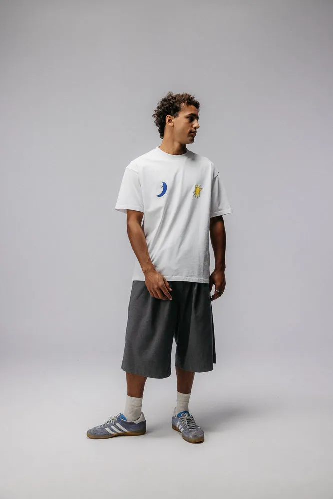 Sun And Moon T-Shirt White sold by Ivalo.com product image thumbnail 4