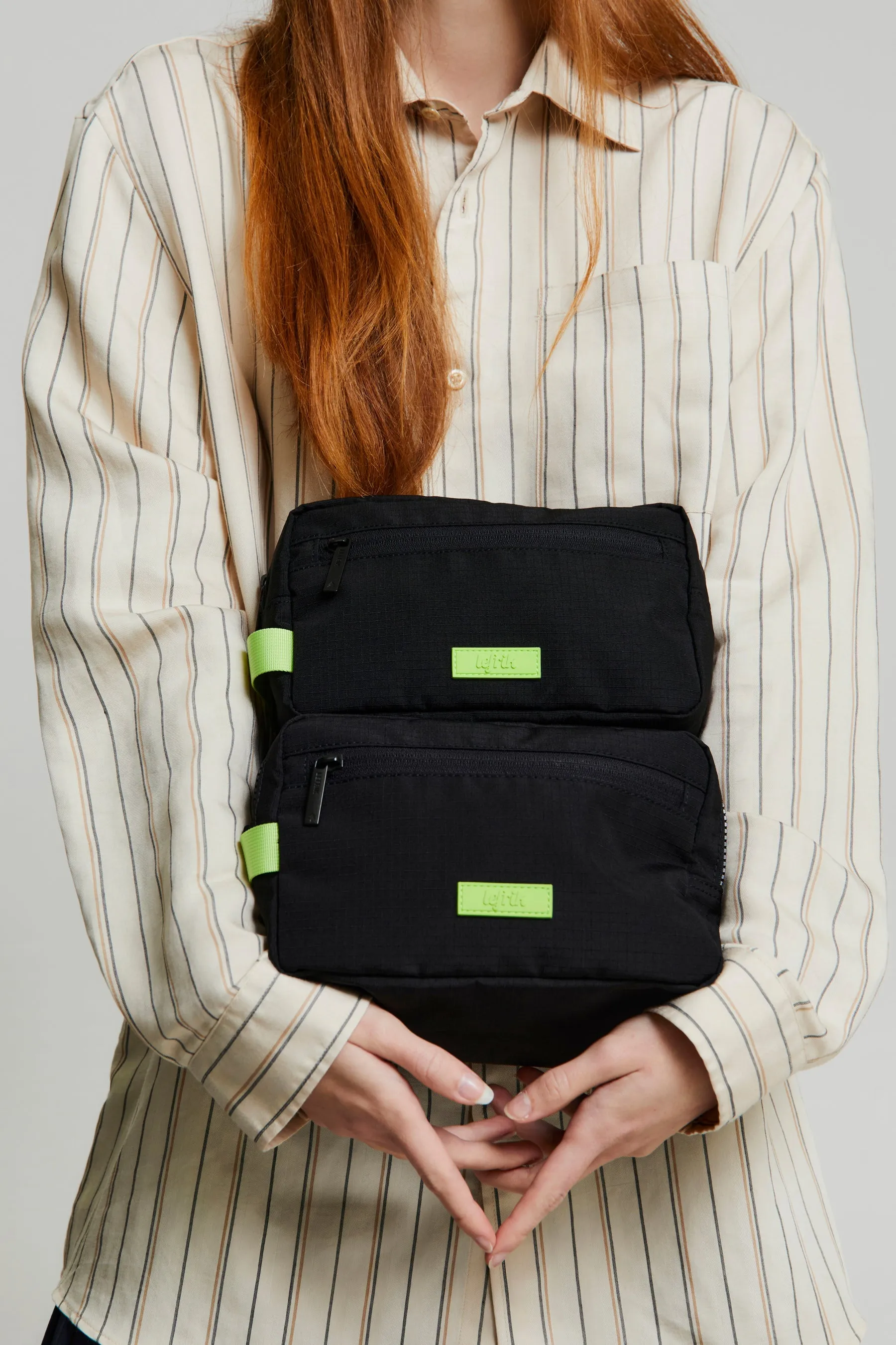 Kei Double Washbag Black Lime Vandra sold by Ivalo.com product image thumbnail 4