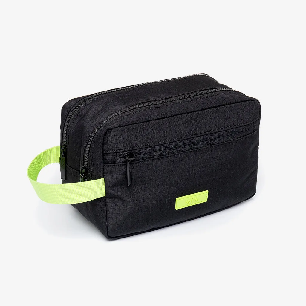 Kei Double Washbag Black Lime Vandra sold by Ivalo.com