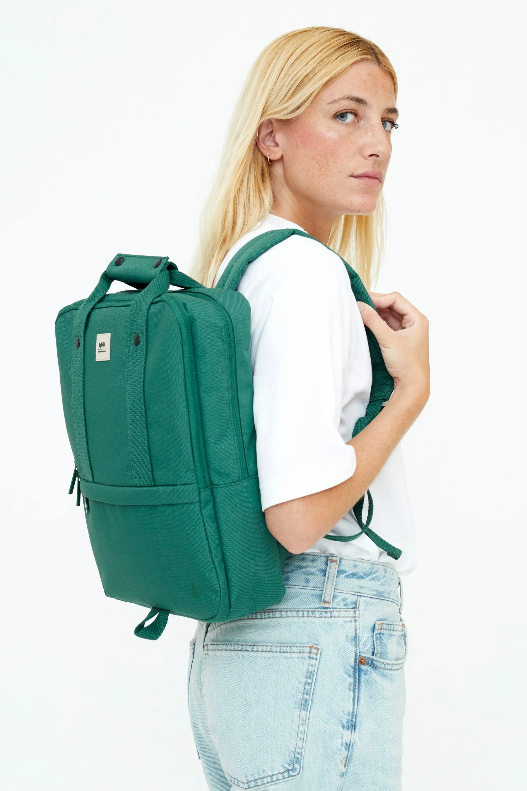 Smart Daily 13" Backpack Green Bauhaus sold by Ivalo.com product image thumbnail 2