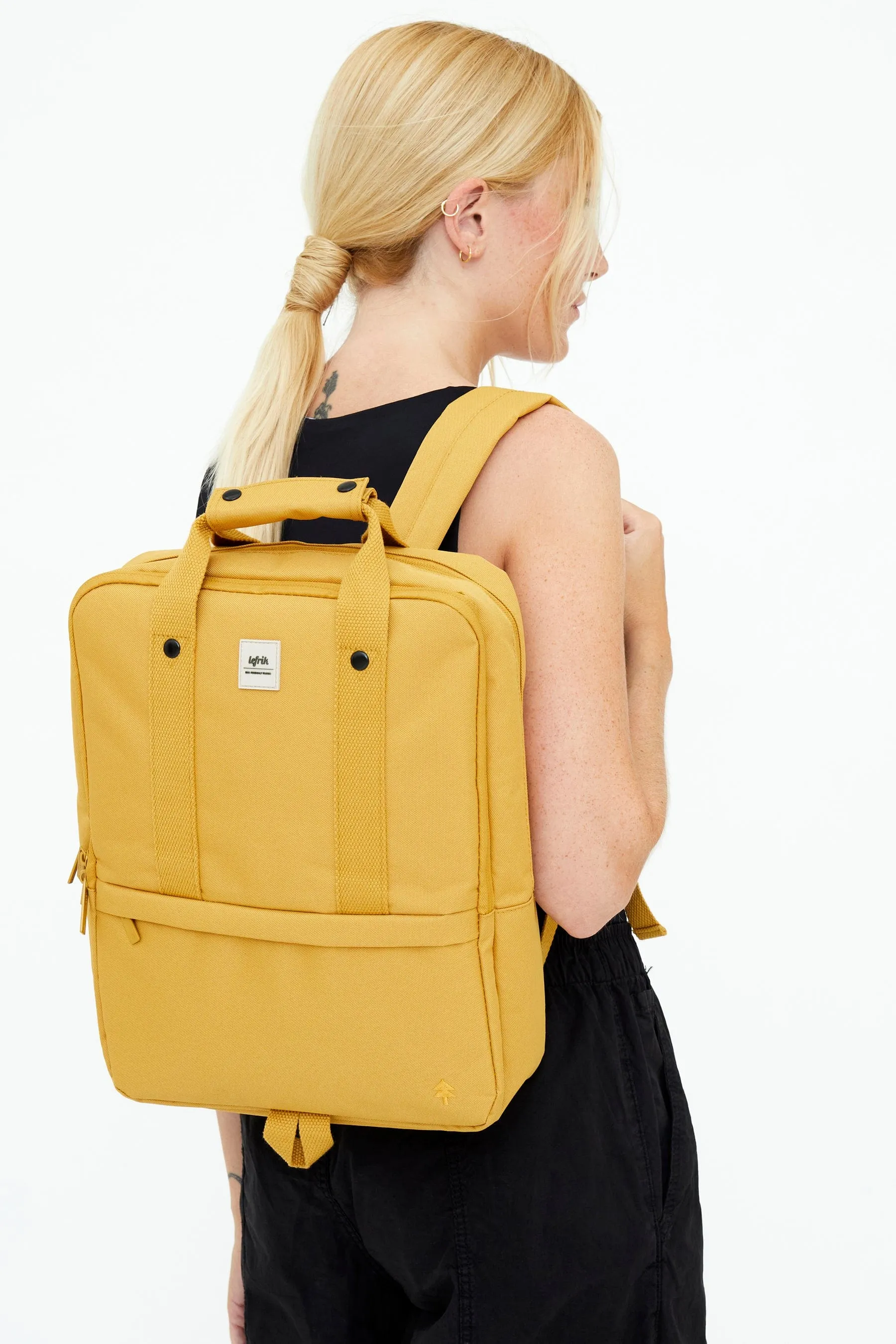 Smart Daily 13" Backpack Mustard sold by Ivalo.com product image thumbnail 2