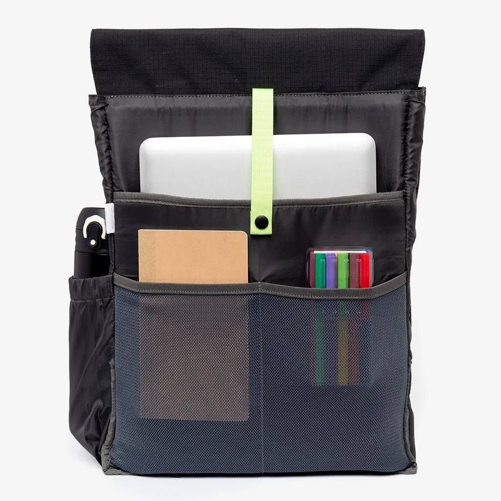 Handy XL Backpack Black Lime Vandra sold by Ivalo.com product image thumbnail 4