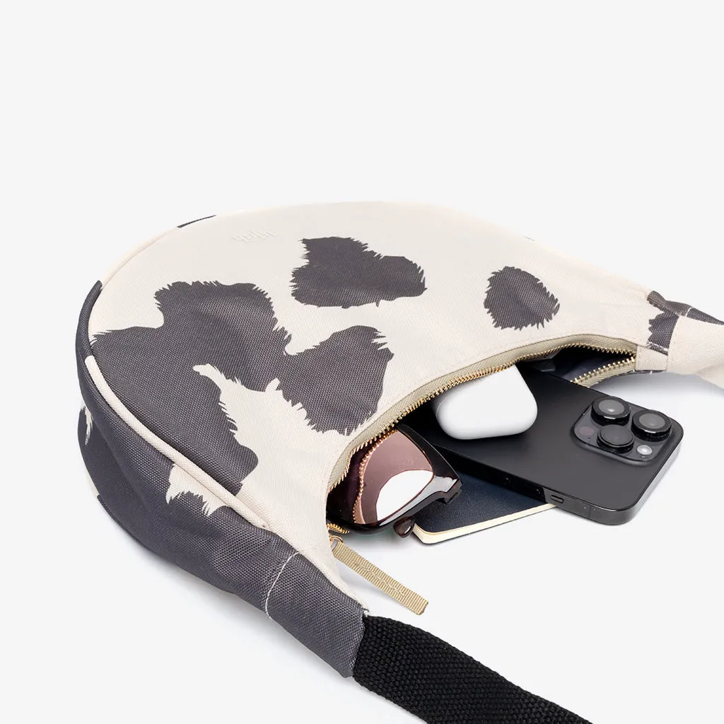 Lua Half Moon Bag Cow Print sold by Ivalo.com product image thumbnail 3