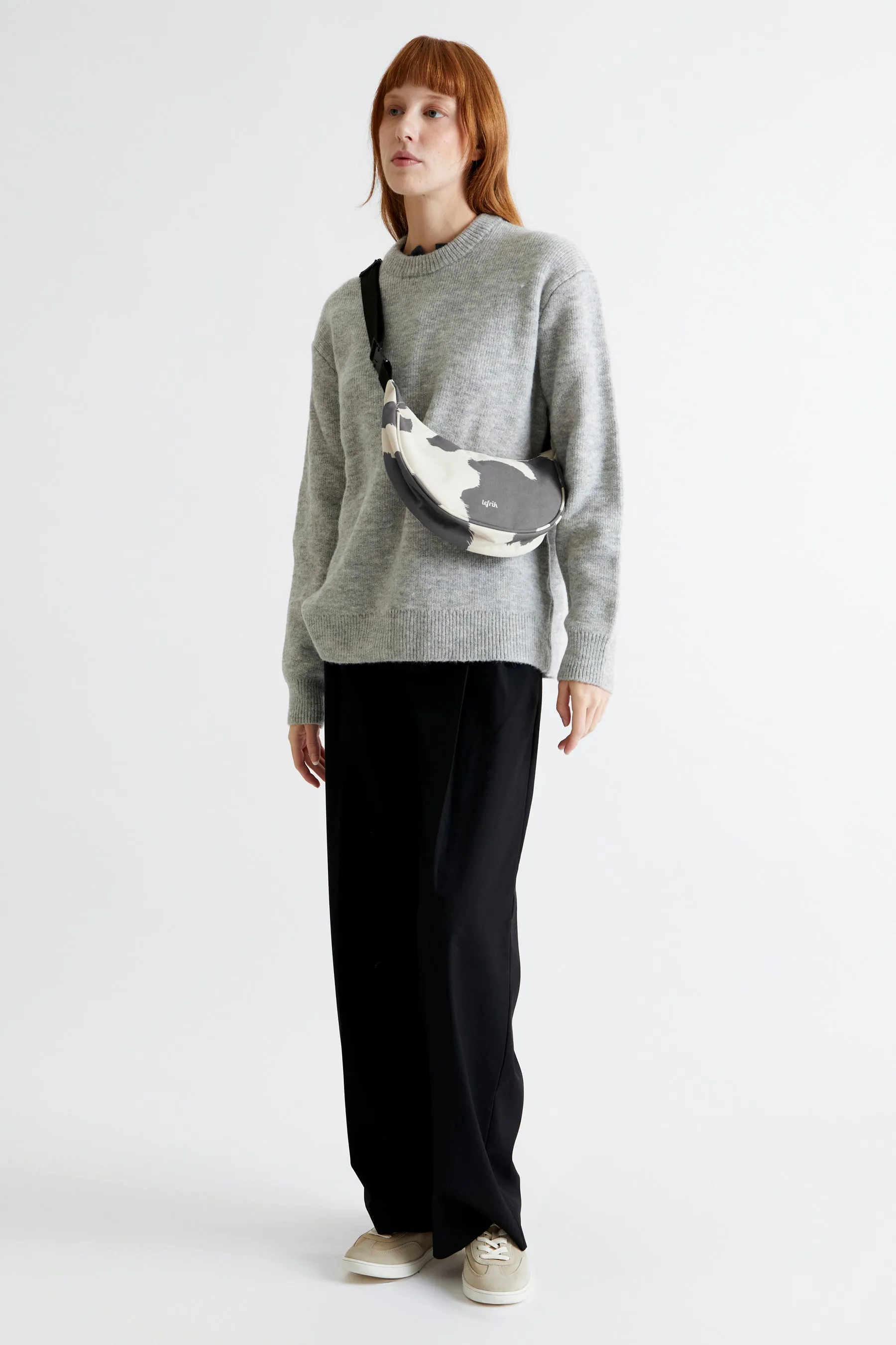 Lua Half Moon Bag Cow Print sold by Ivalo.com product image thumbnail 4