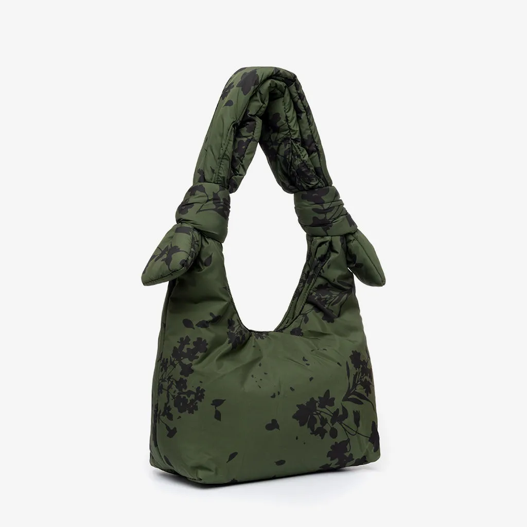 Biwa Puffy Mini Bag Floral Green sold by Ivalo.com
