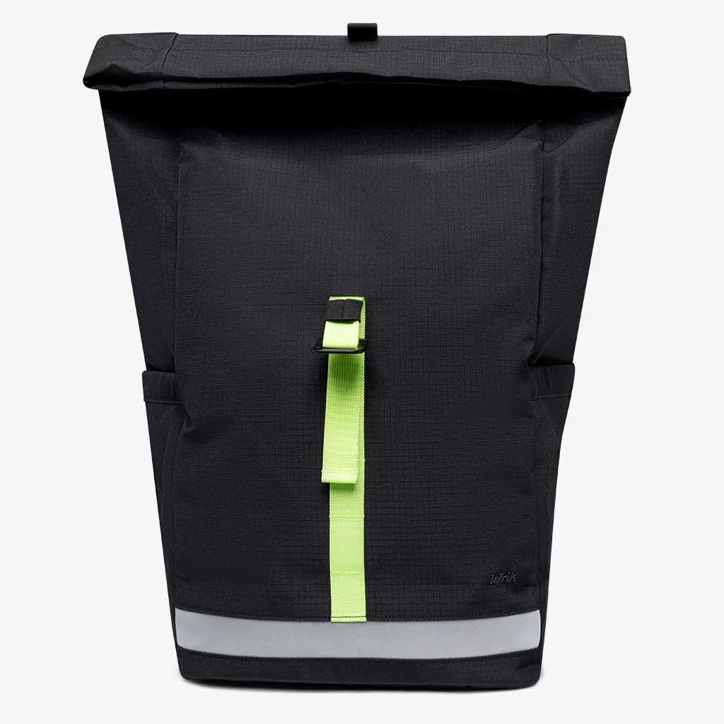 Lars Roll Backpack Black Lime Vandra sold by Ivalo.com product image thumbnail 3