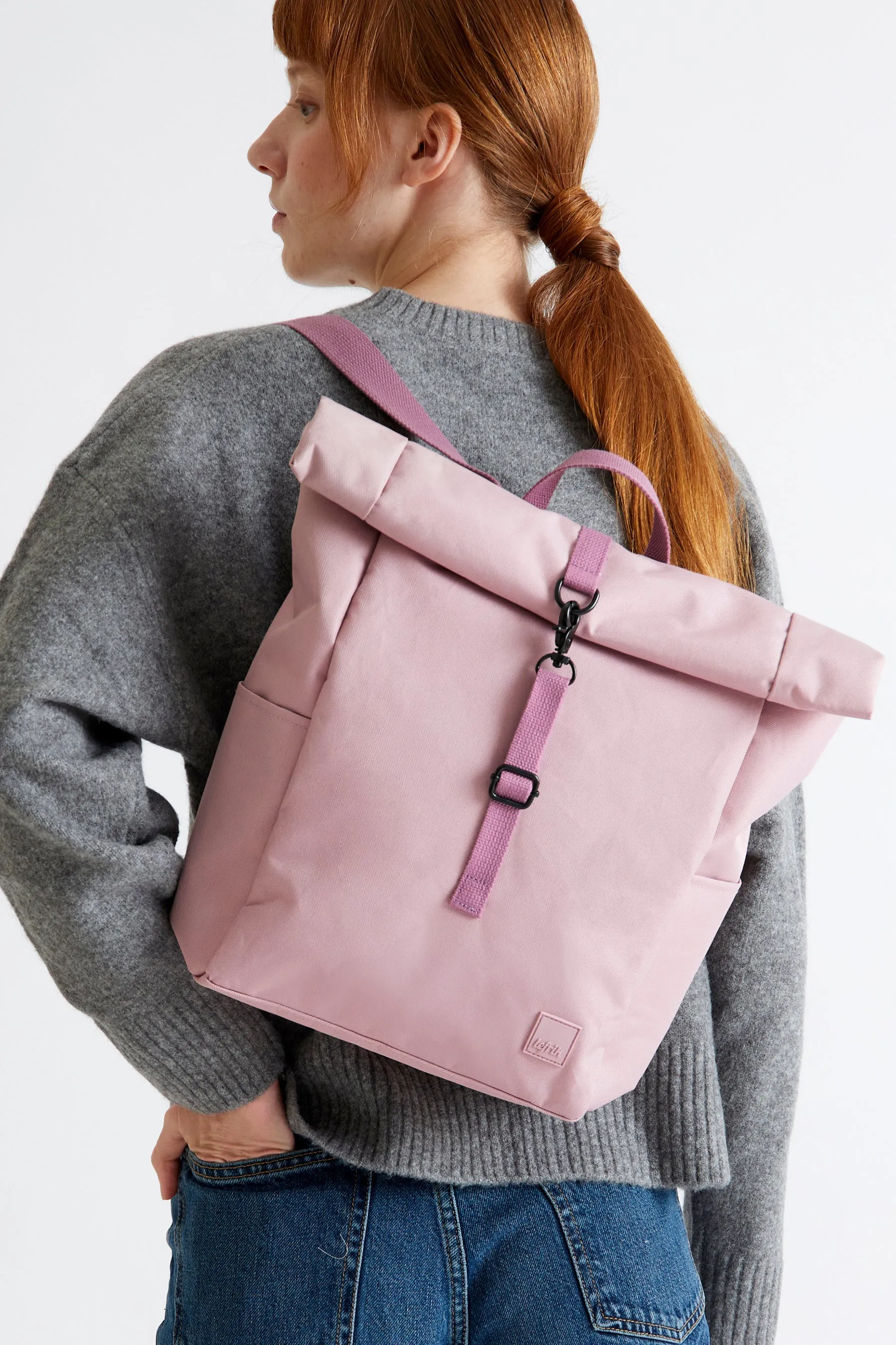 Roll Mini Backpack Mauve sold by Ivalo.com product image thumbnail 2
