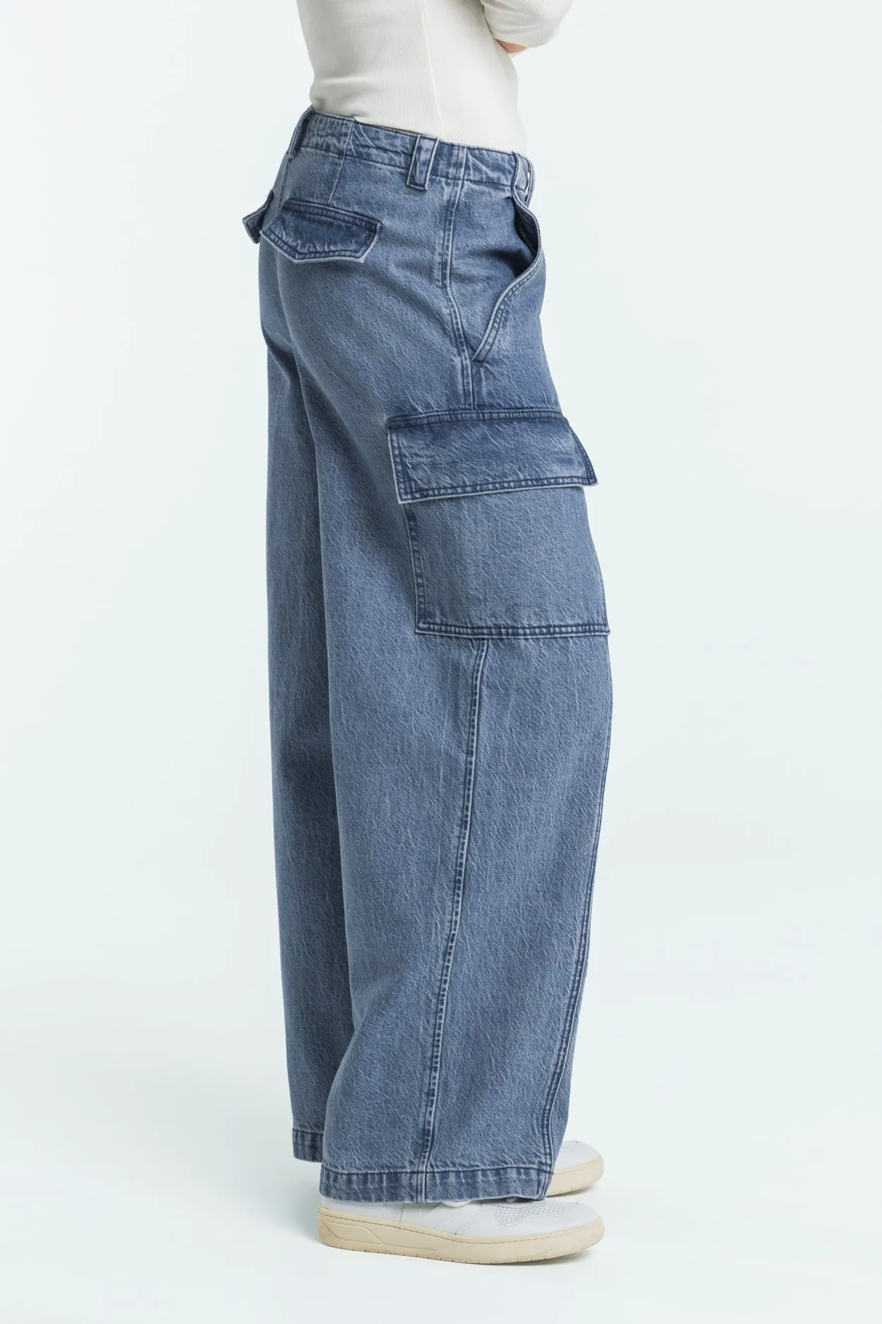 Yata Jeans Jim Mid Marble Blue sold by Ivalo.com product image thumbnail 3