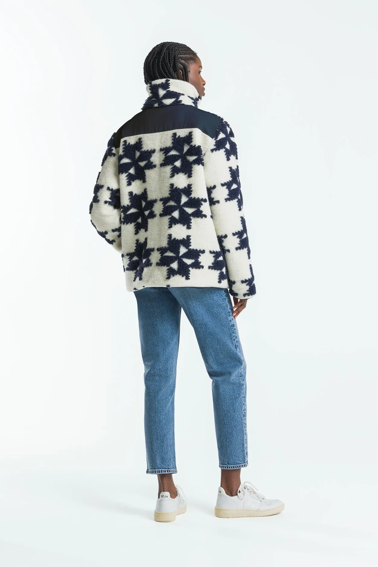 Totoku Unisex Jacquard Vest Blue Windmill sold by Ivalo.com product image thumbnail 4