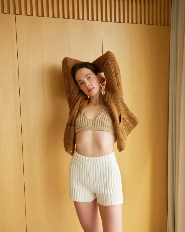 Pilnatis Cotton Shorts Off-White sold by Ivalo.com