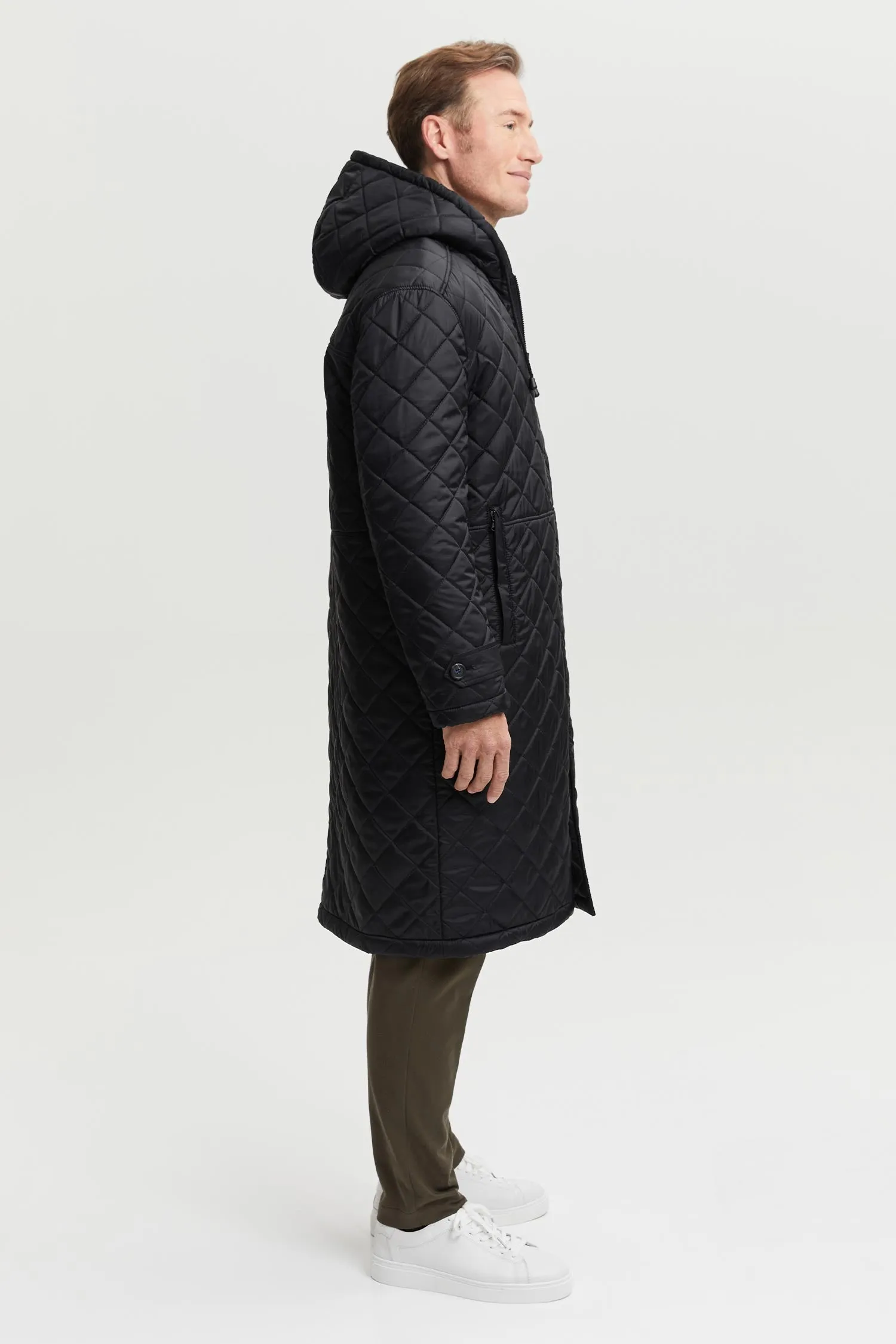 Pentti Water & Wind Repellent Quilted Parka Coat Black sold by Ivalo.com product image thumbnail 4
