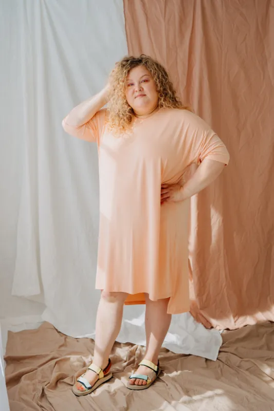 Carly Dress Apricot sold by Ivalo.com